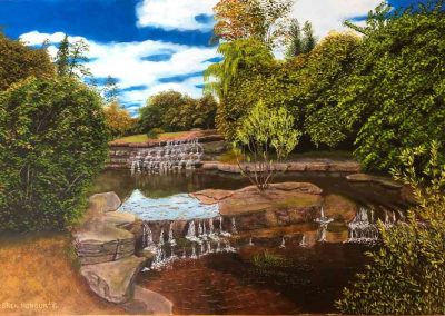 Reflected Waterfalls by Derek Honour
