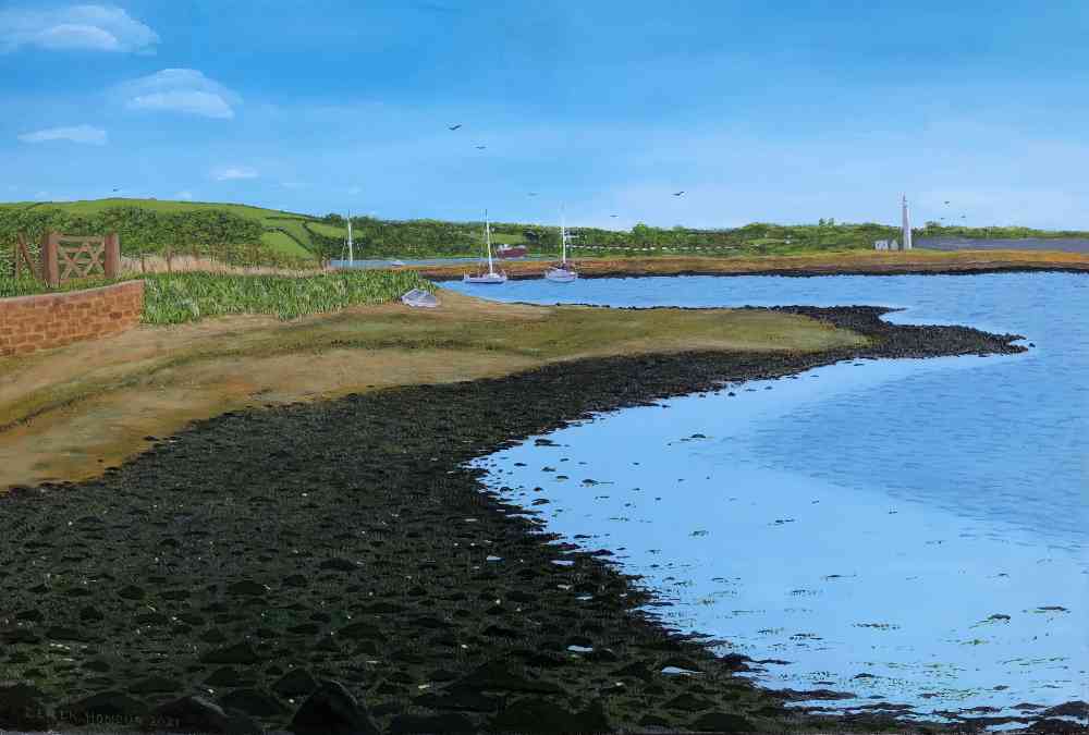 Tides Out Keyhaven Hampshire