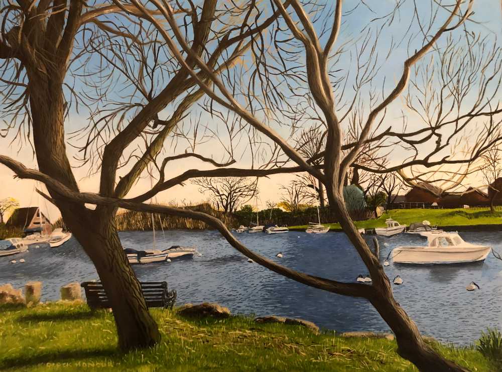 Spring is almost here Christchurch Quay, Dorset