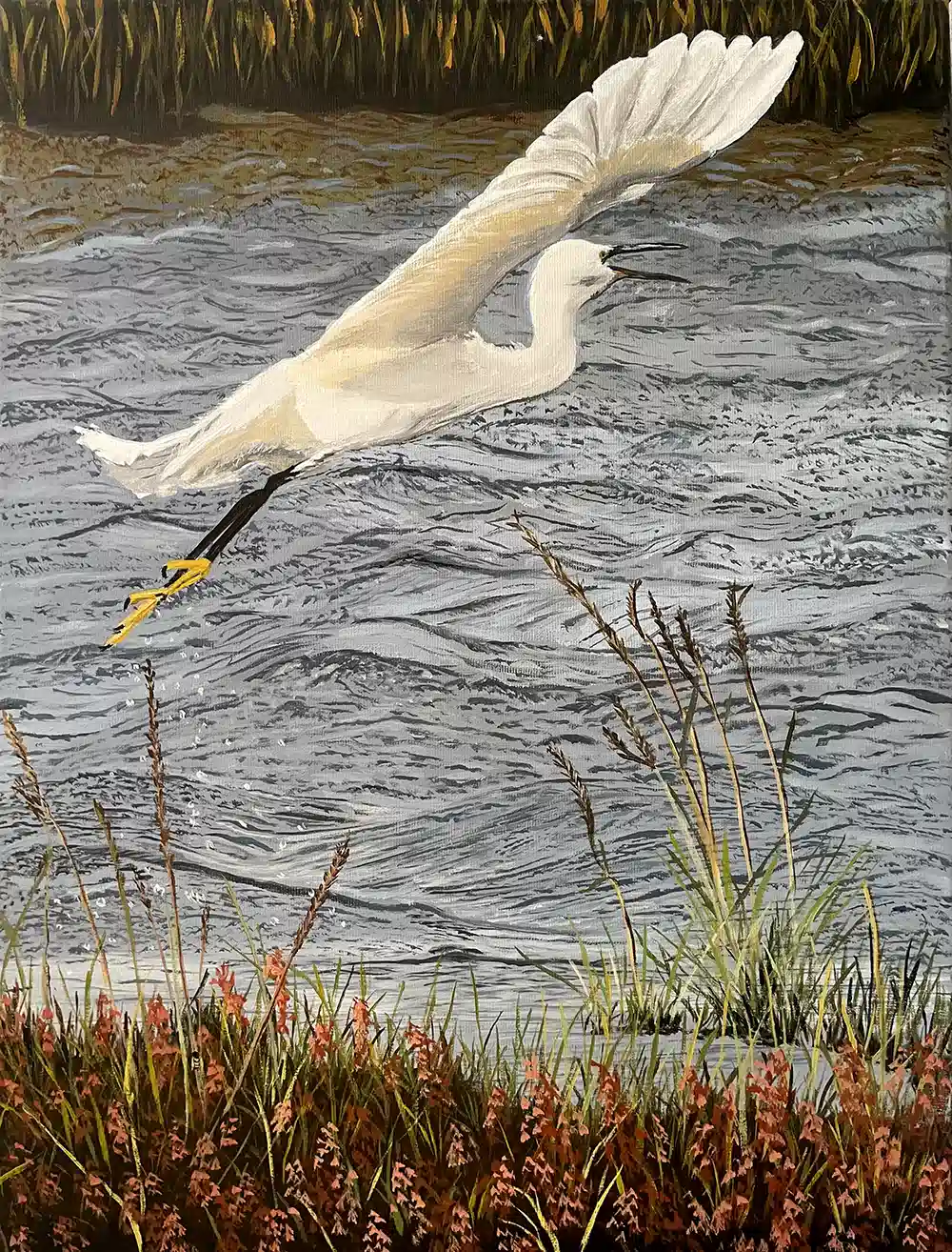 Flight of the Egret