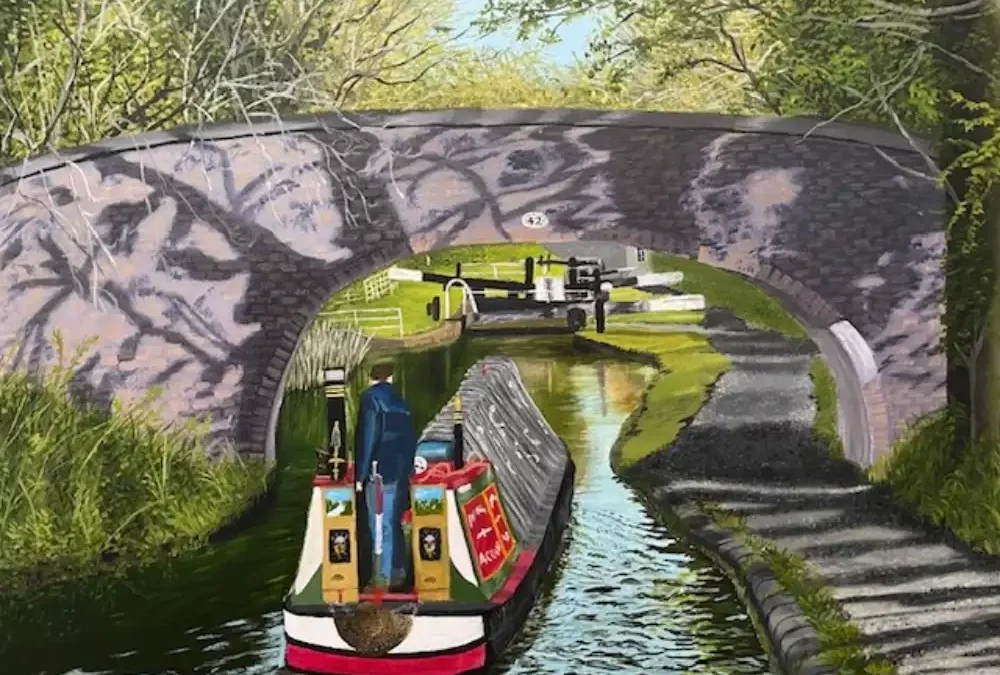 Working Canal Boat 2