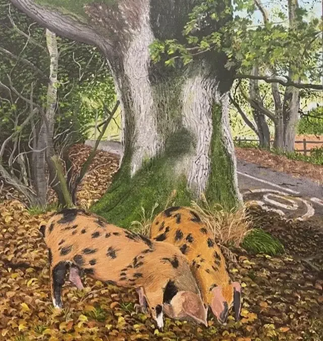 Pannage Pigs of the New Forest