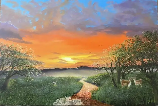 Sunrise Awakens the Forest